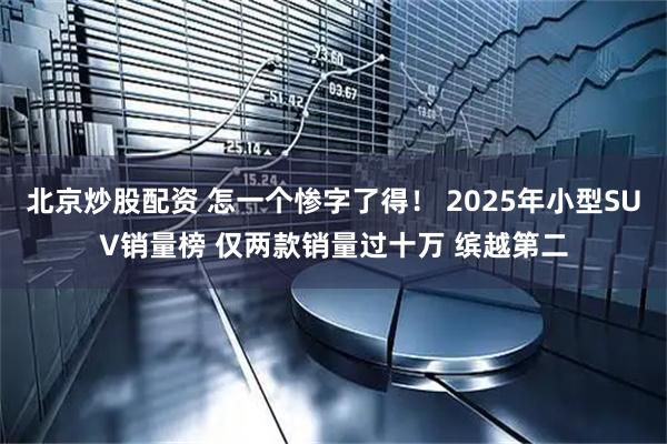 北京炒股配资 怎一个惨字了得！ 2025年小型SUV销量榜 仅两款销量过十万 缤越第二